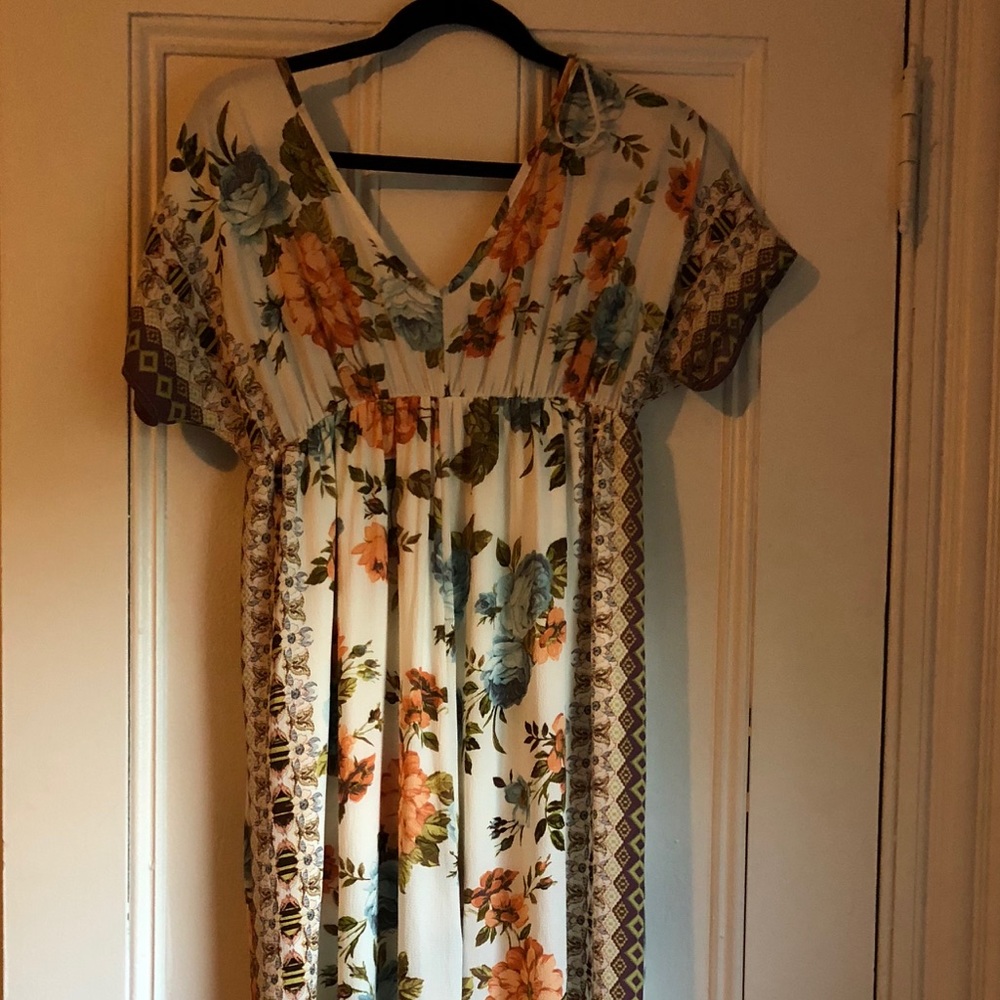 Patterned maxi dress